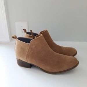 Tom's Ankle Boots Tan Suede/Wool